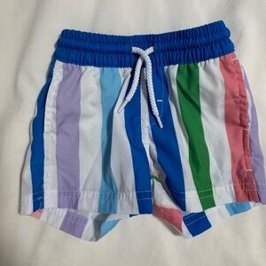 The Beaufort Bonnet Company Striped Baby Boys Swim Short | 6-12 Months